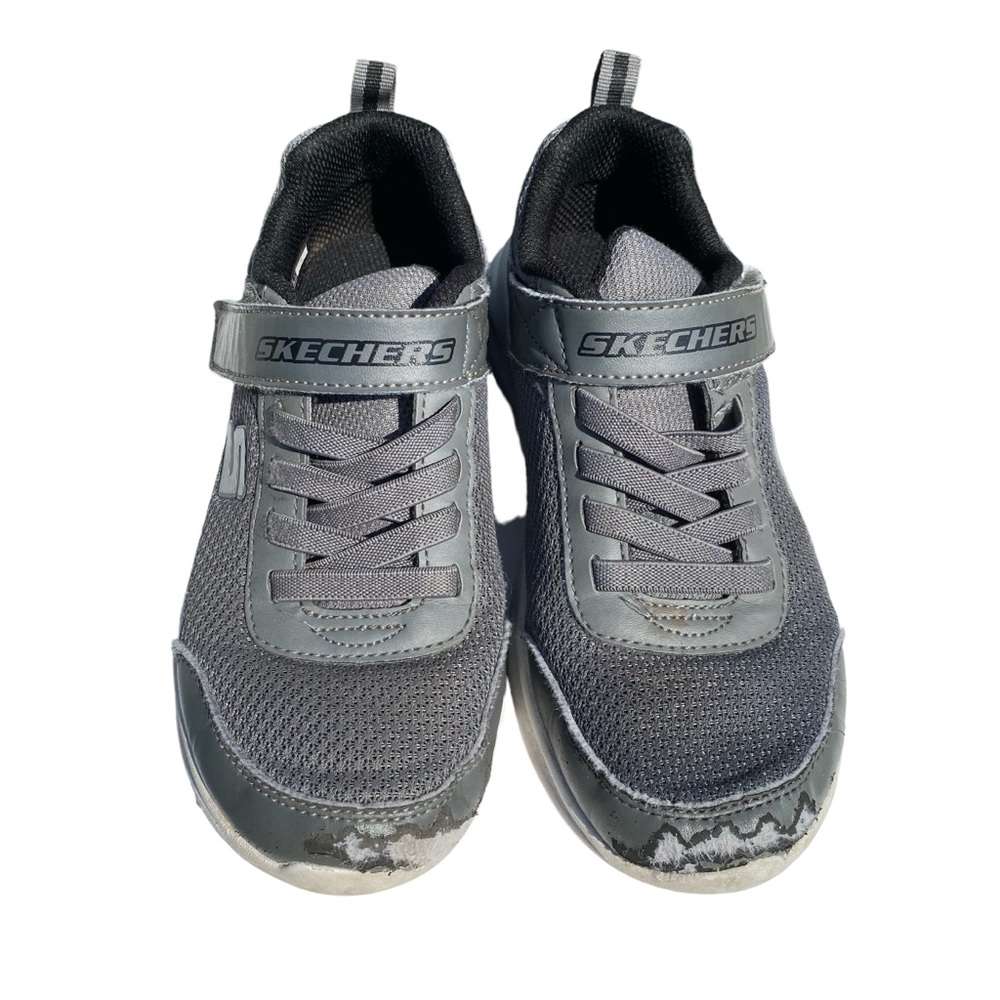 Sketchers Dynamatic Boys Sneakers Gray - Picture 2 of 5